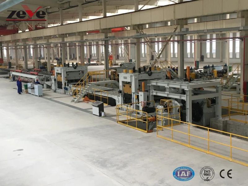 Manufacturing Machinery, Metal Uncoiler Line, Leveller, Rotary Shear Cutter