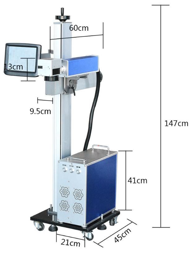 Laser Printing Marking Engraving Machine for Fly Marking