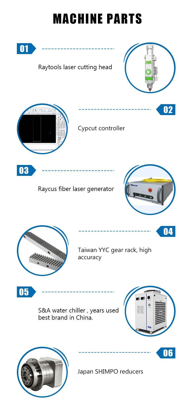 Metal Cut Router Ipg Raycus Fiber Laser Cutting Machine Price 500W 1000W CNC Metal Laser Cutting Machine