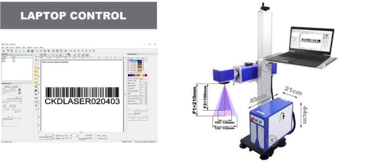 Fly Online Coding Machine for PE Plastic Wood Paper Packing