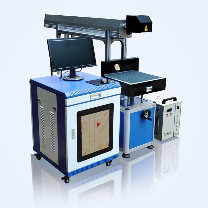 80W CO2 Glass Tube Laser Marking Engraving Machine for Wood