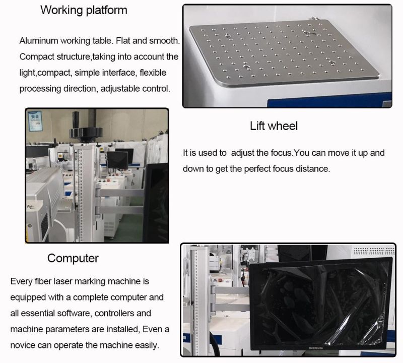 Cheap Price Mini Desktop 20W Fiber Laser Marking Machine From Shenzhen Leikang