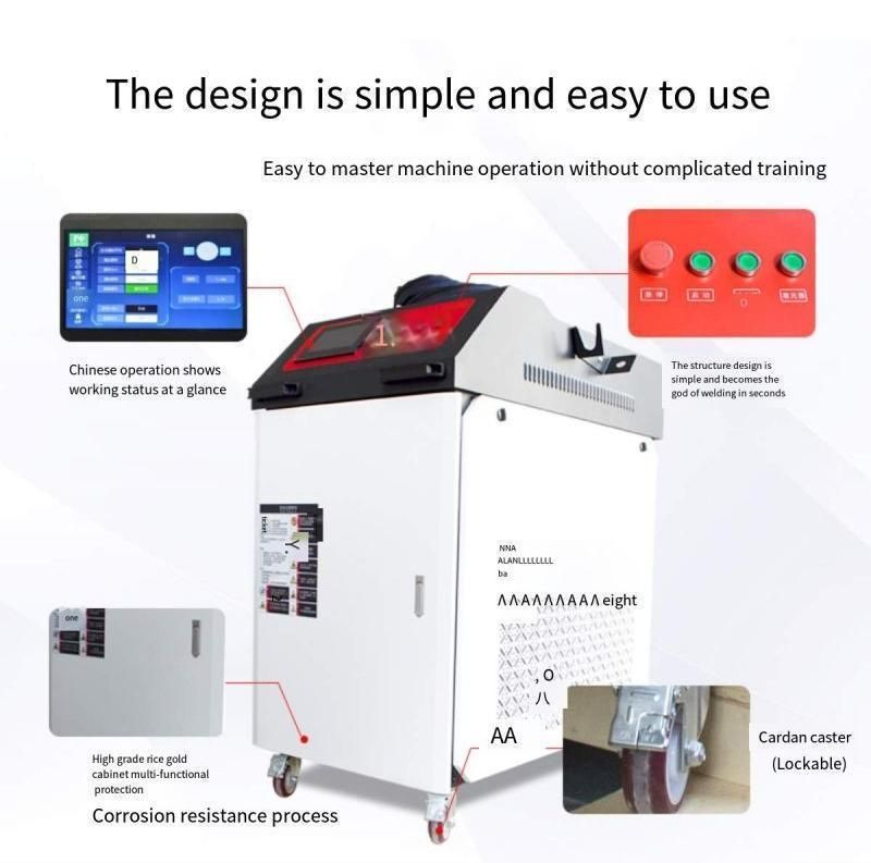 Fiber Laser Welding Machine Handheld Laser Welder Stainless Steel Welding Machine 1kw 1.5kw 2kw Handheld Fiber Metal Laser Welder Suppliers with OEM Certificate