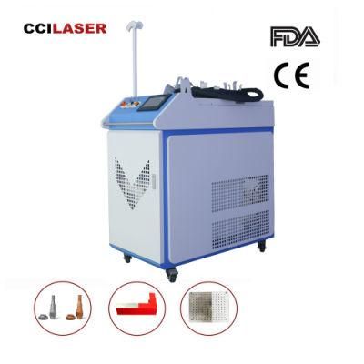 Monthly Deals 1000W 1500W Jpt Laser Cleaning Rust Removal Paint Remover Machine for Stainless Steel, Copper, Iron, Aluminum Surface