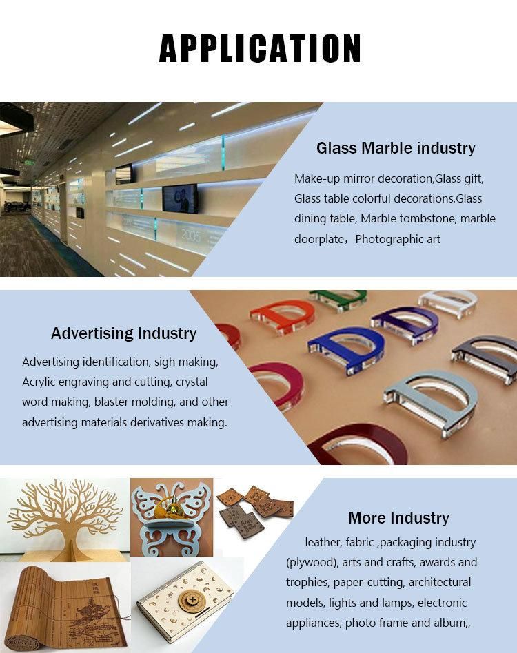 Fotary Hot Sell 3D CO2 Fabric Rubber Plywood Acrylic CNC Engraving Laser Machine Laser Cutting and Engraving Machine