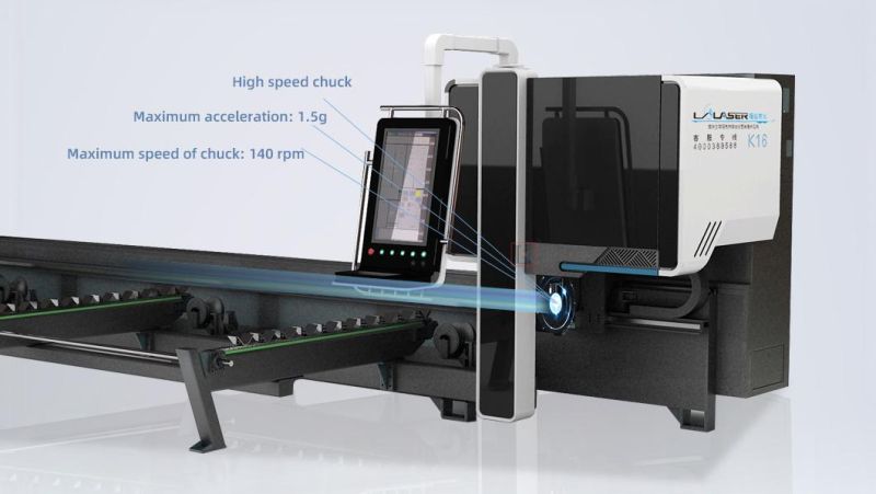 CNC Laser Equipment Stainless Steel Pipe Tube Fiber Laser Cutting Machine