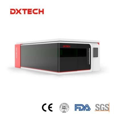 Dxtech-1530fp Laser Iron Cutting Machine 1000W/2000W/3000W/4000W for Metal Galvanized Steel Aluminum-Plating Copper with Protective Cover