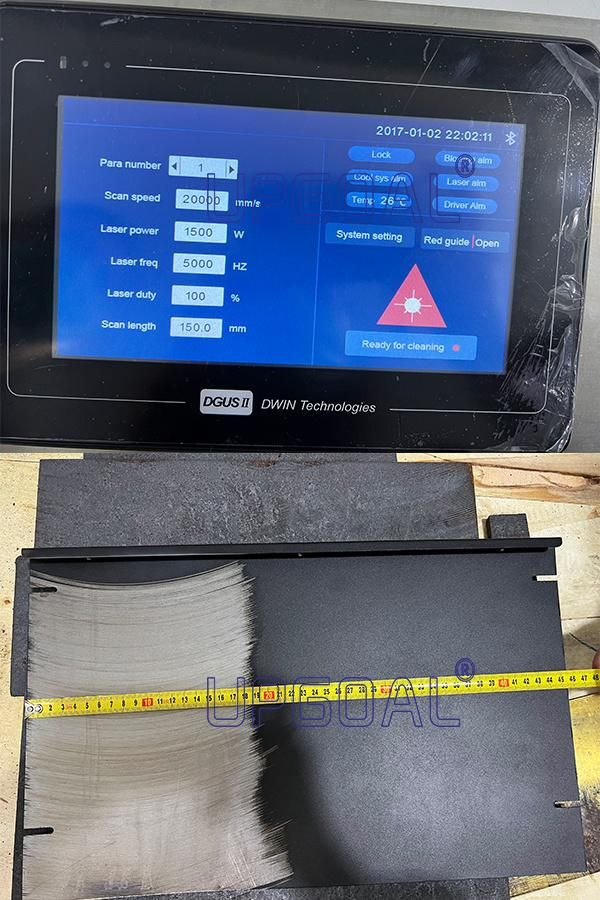 Powerful 2000W Continuous Fiber Laser Cleaning Machine for Metal Rust/Greasy Dirt/Oxidation of Paint