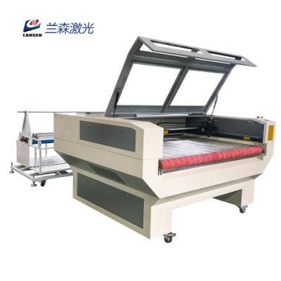 Auto Feeding Fabric Reci 120W Laser Engraving Cutting Machine 1610