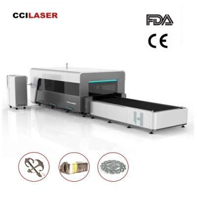 2021 Hot Sale Laser Cutter Metal Tube 500W 1000W Fiber Laser Cutting Machine for Stainless Steel