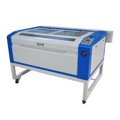 China CO2 Laser Machine 6090 with Double Heads Auto Feeding Fabric/Textile Cutting Machine with CCD Camera