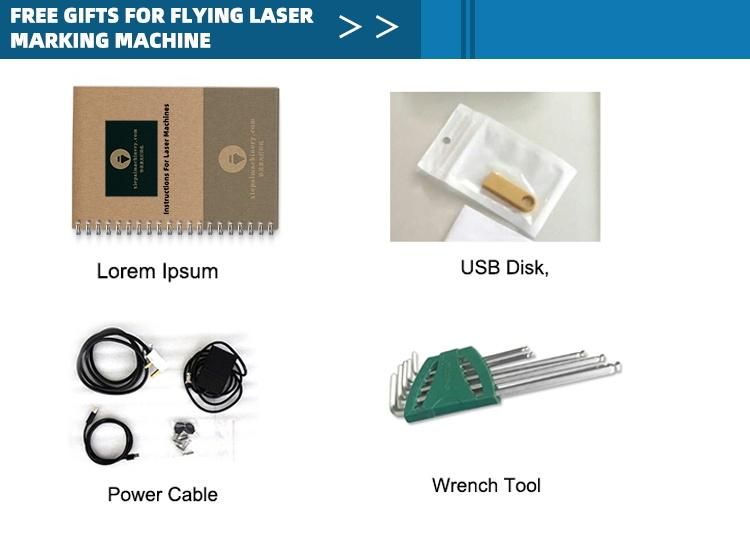 Online Flying Type 30W 60W 100W Wood Plastic Paper Leather CO2 Laser Printing Marking Machine for Series Number Qr Expiry Date Code Fiber UV Coding