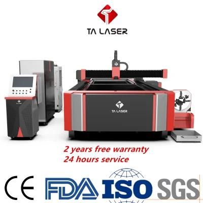 2021 1000W 2000W 3000W 4kw CNC Fiber Laser Cutter for Steel Aluminum Sheet Metal Wuhan Raycus Fiber Laser Cutting Machine