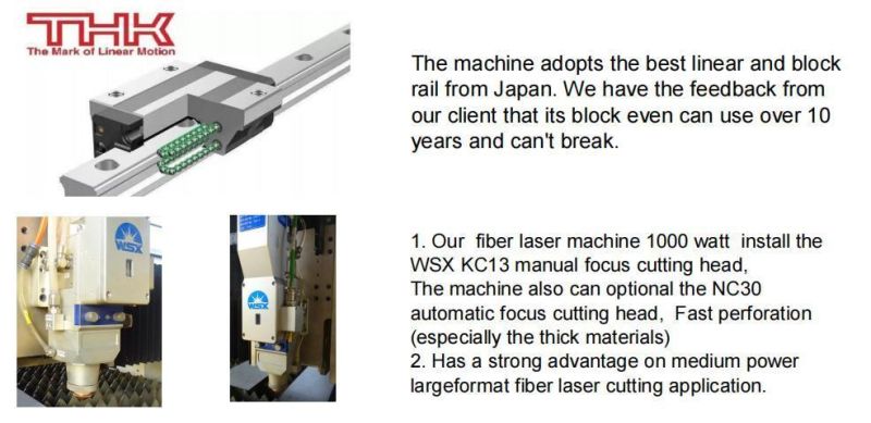 Fiber Laser Cutting Machine Cutting Metal 3000X1500