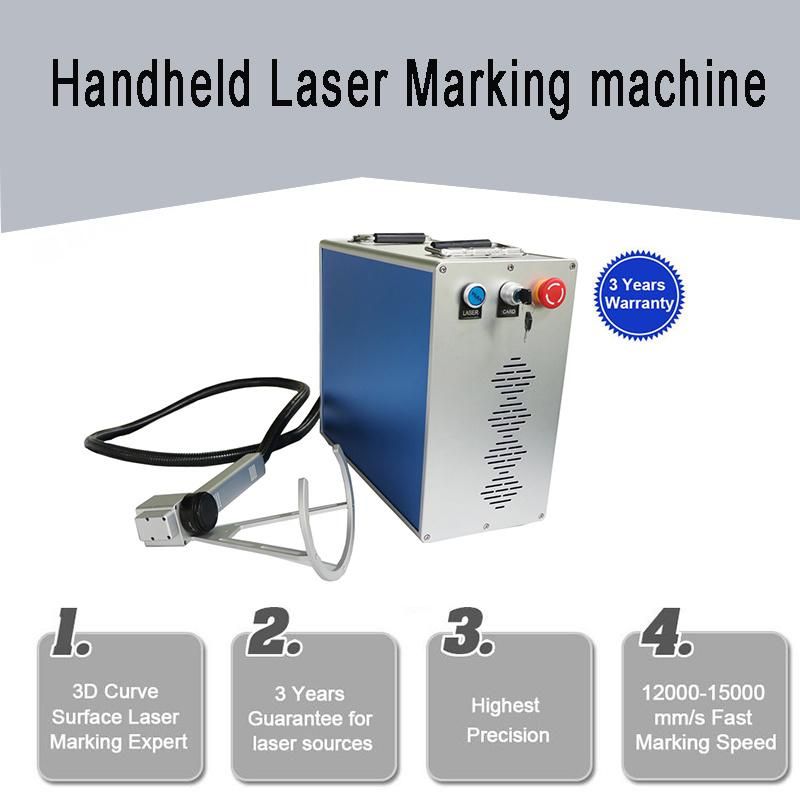 Handheld 30W Fiber Laser Marking Glass CNC Engraving Machines