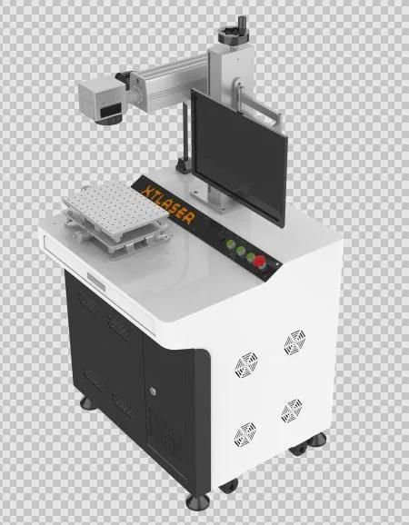 30W 50W Mini DIY Fiber Laser Marking Machine Laser Marker