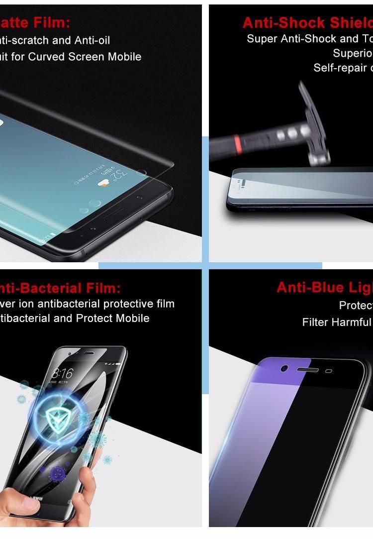 Cutting Machine Anti-Schock Screen Protector for Mobile Phone