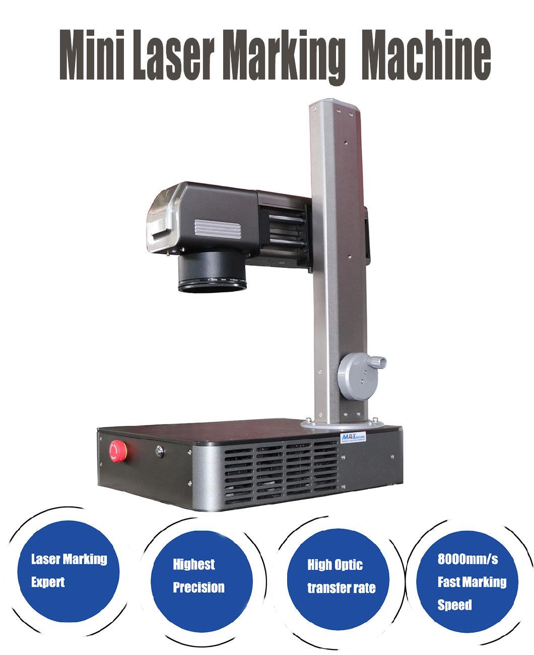 50W Mark Mobile Phone Protection Shell Split Fiber Laser Marking Machine for All Metal Price