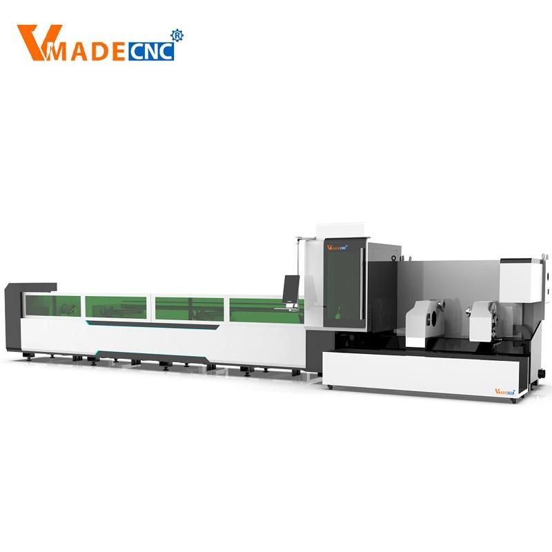 Discount 1000W 2000W Square Pipe Tube Fiber Laser Cutting Machine