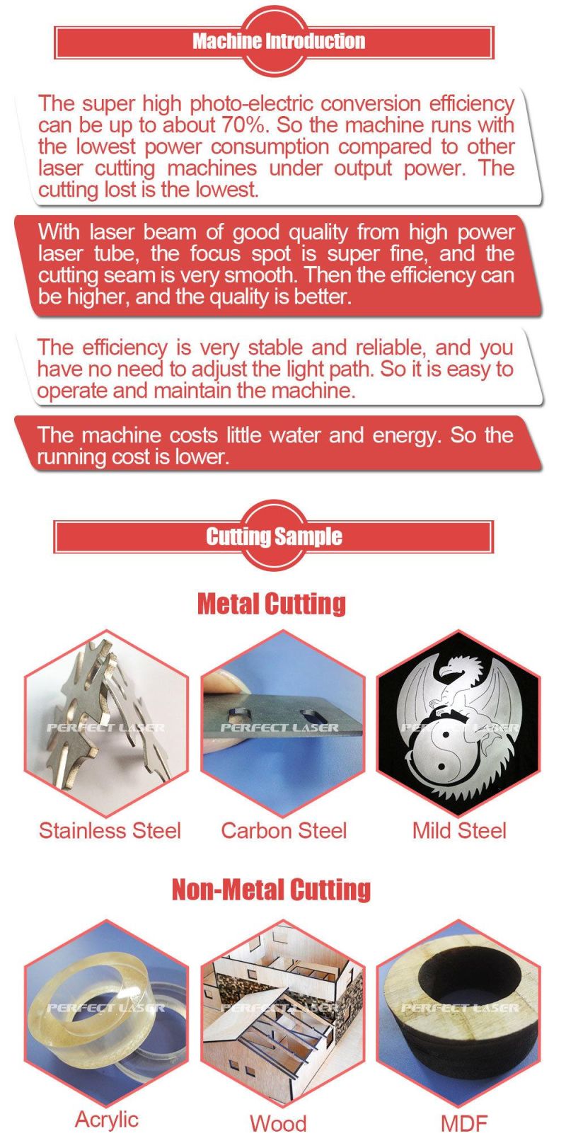 1300*2500mm Cheap Price Mixed CO2 Laser Cutting Machine