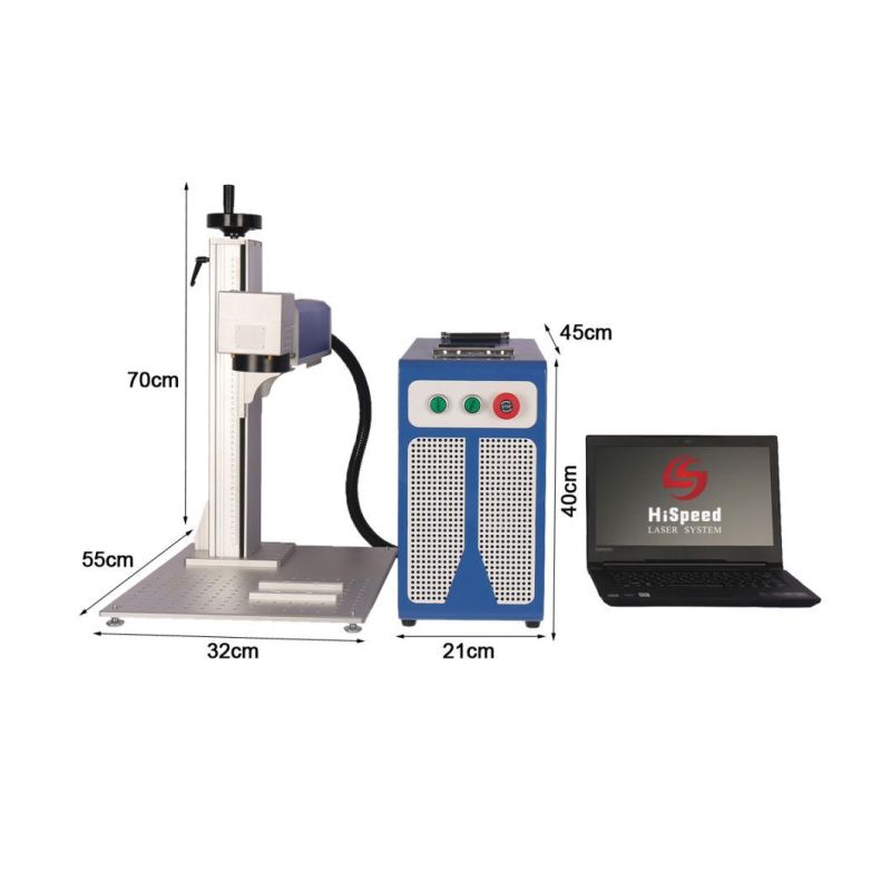 Latest Reliable Structure Small Power Consumption Jewelry Laser Marking Machine