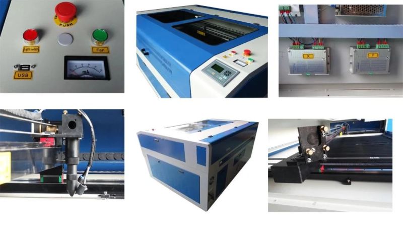 Guandiao CO2 3D Mini Desktop Rotary Laser Engraving Cutting Machine for Wood Acrylic Metal