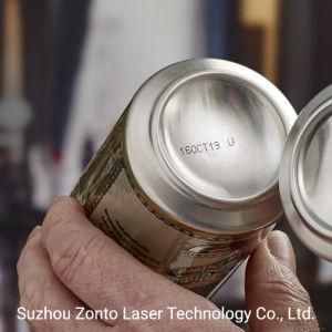 Metal Aluminum Can Date Code Laser Marking Printing Machine