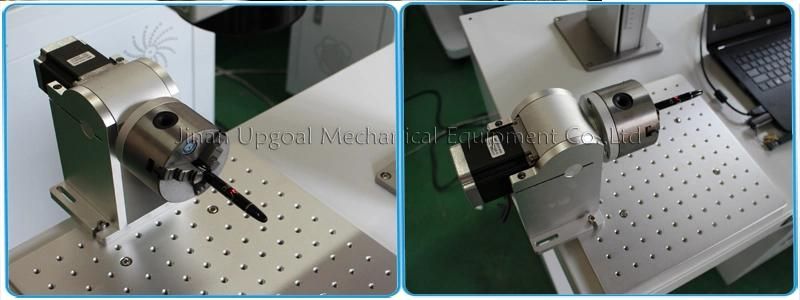 20W Fiber Laser Marking Machine with Rotary Axis for Pen Marking