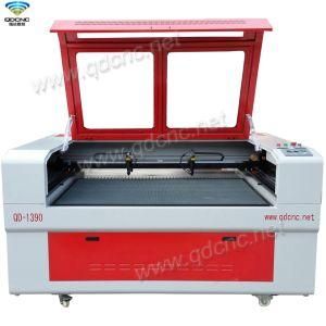 Laser Cutting Machine with Two CO2 Laser Tubes Qd-1390-2