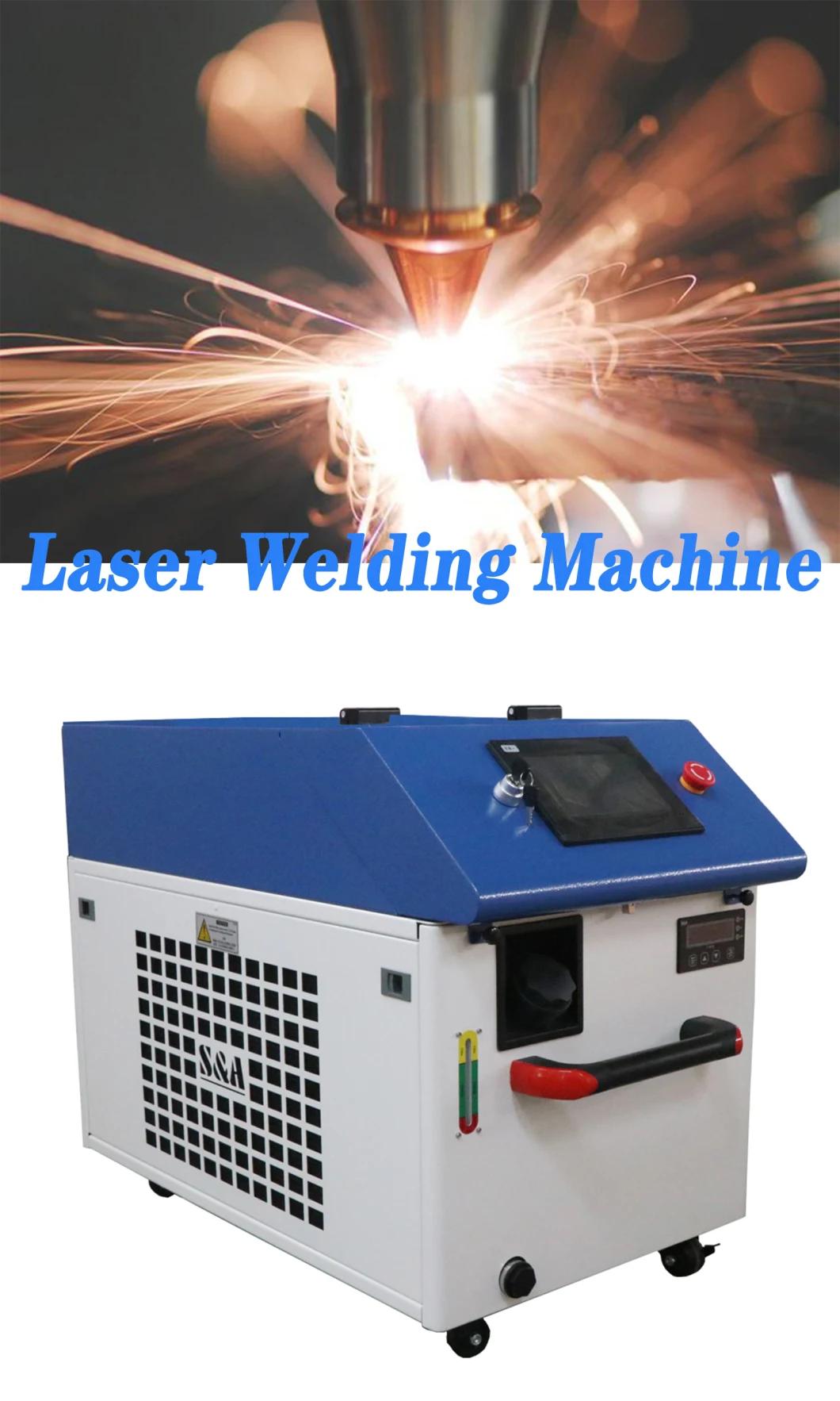 Hand Held Type Laser Welding Cleaning Machine for Aluminum Copper Stainless Steel with Feeding Wires Handheld Fiber Continuous/Spot Laser Welding Machine