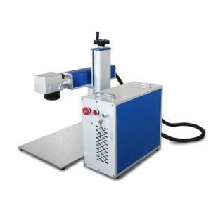 Portable Fiber Laser Marking Machine Stainless Steel Nameplate Laser Carving Machine Split Laser Cutting Machine