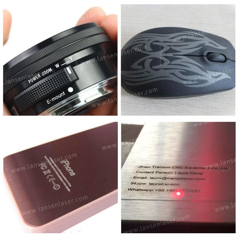 Logo Nameplate Trophy Medal 30W Mini Fiber Laser Marking Machine