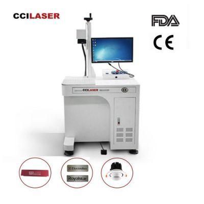 Cheap 20 Watts Fiber Laser Marking Machine with Motorized X Axis