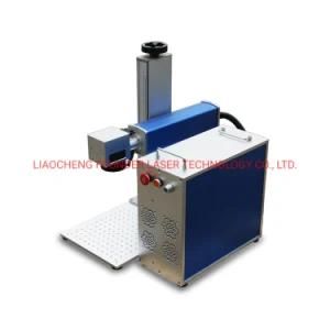 50W Jpt Fiber Laser Marking Machine Laser Engraver Laser Marker with 80mm Rotary