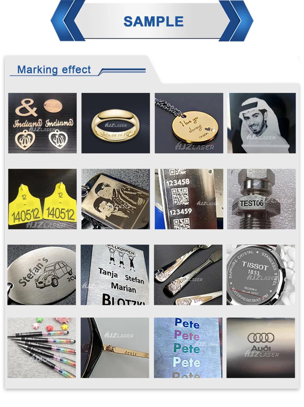 Stainless Steel Metal Marking Fiber Laser Marking Machine Name Engraving Machine Pigeon Ring