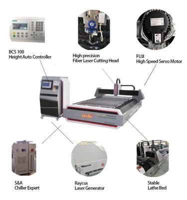 750W 1000W 2000W Sheet Metal Fiber Laser Cutting Machine