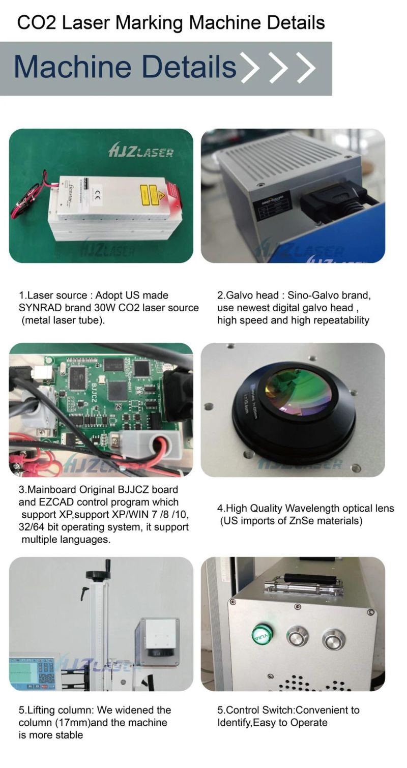 CO2 Flying Fission Combination Laser Marking Equipment Printing Machine