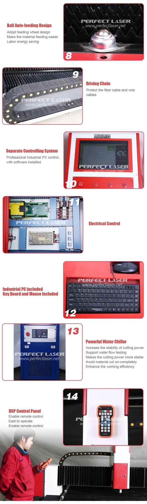 2000W Aluminum Stainless Steel Fiber Laser Cutting Machine