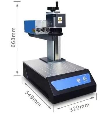 China Factory UV Laser Marking Machine Price for Metal, Steel, Iron, Aluminum, PVC, Keyboard, Bearings Engraving