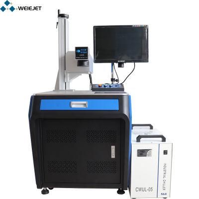 Desktop UV Laser Marking Machine for PVC Pipe/Cap/ Two-Bar-Codes Marking