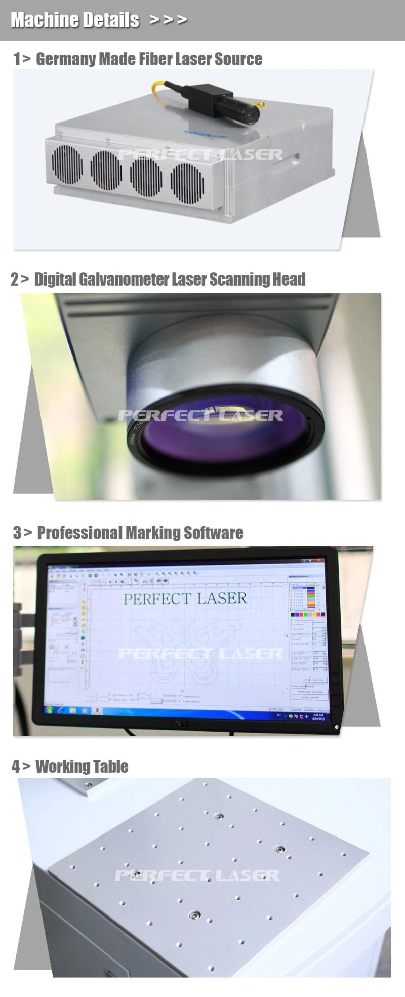 30W Fiber Laser Marking Machine for Jewelry Nameplate Pet Tag
