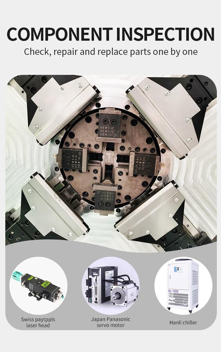Almost New Laser Machine 1500W Fiber CNC Laser Cutting Equipment with Tube Type Equipment for Industrial Use