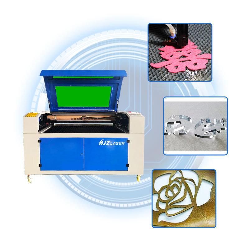 100W 130W CO2 Laser Engraving Machine CNC Laser Cutter Engraver Acrylic Wedding Invitation 3D Model Assembled Toy Laser Cutting Machine MDF Wood Plastic Leather