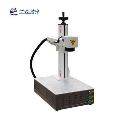 20W 30W Mini Metal Plastic Fiber Laser Printing Marking Machines