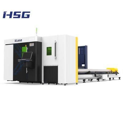 Sheet and Tube Laser Cutter Dual-Functions 40hq+40gp Containers