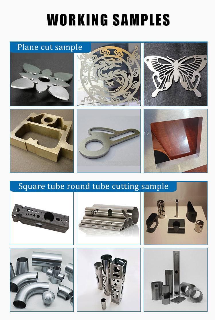 Cheap High Quality CNC Tube and Plate Metal Cut Router Ipg Raycus Steel Fiber Laser Cutting Machine