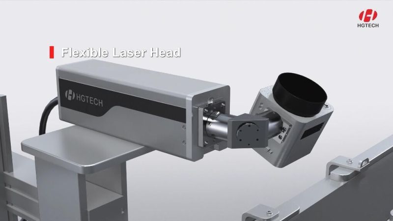 Hgtech 20/30/50/100W 3D Color CO2 UV Fiber Laser Marking Machine Price for Window Jewelry Plastic Pen Metal CNC Engraving Logo Printing