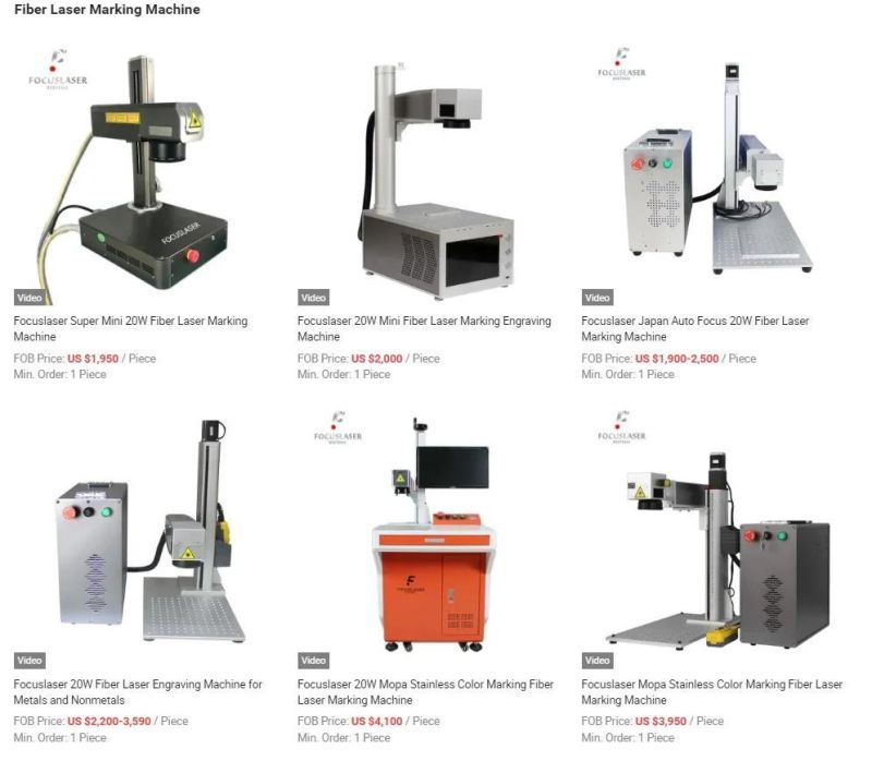 Focuslaser 100W Things Engraved Square One Fujikura Fiber Laser