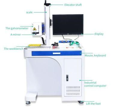 20W Fiber Laser Marking Machine for Stainless Steel Carbon Steel