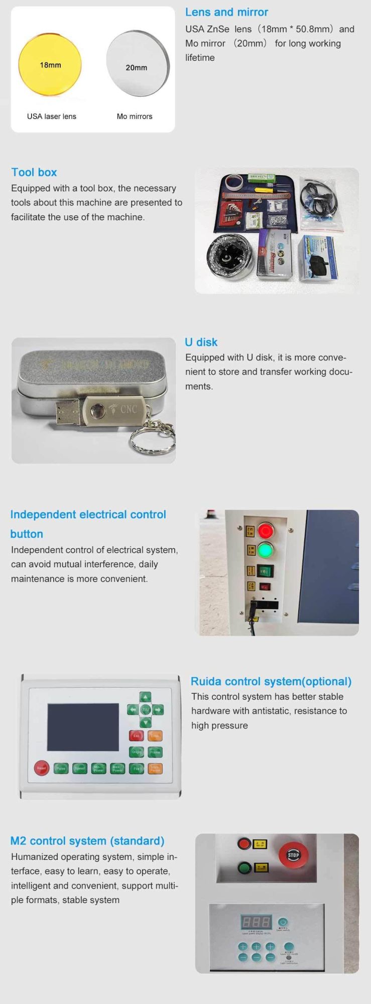 CO2 Laser Cutting Engraving Machine 600*400mm Home Use